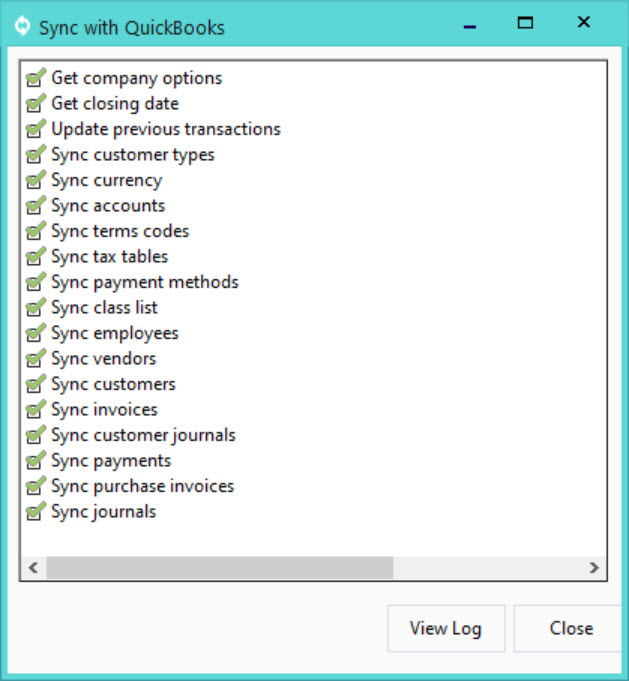 BOLD QUICKBOOKS SYNC PRO visual data 5